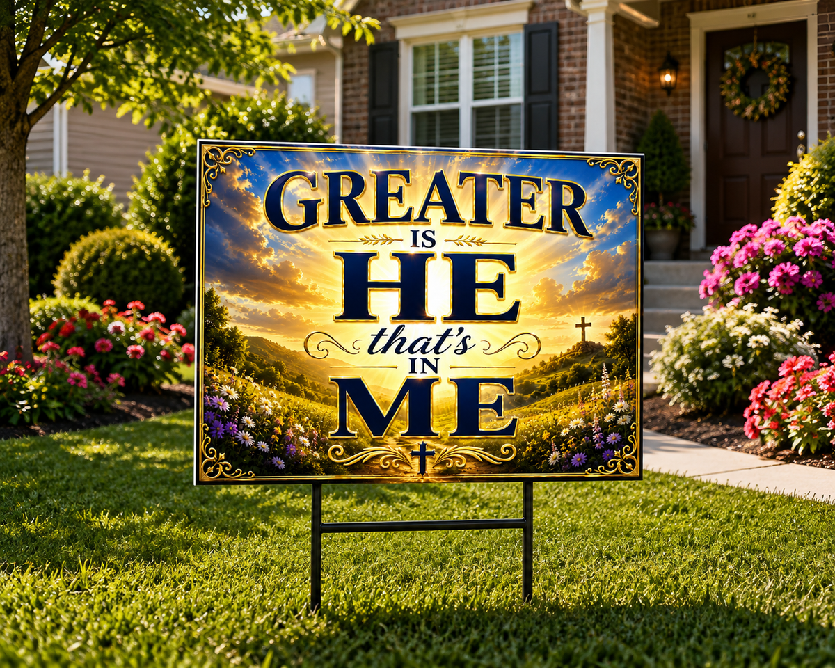 Greater Is He