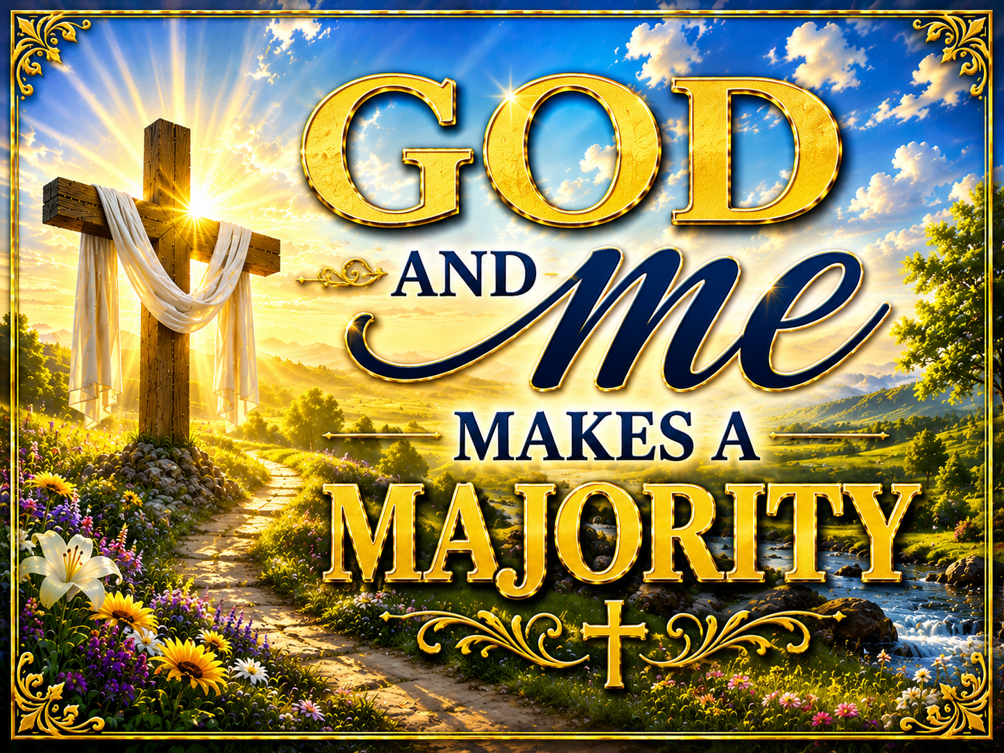 God and me