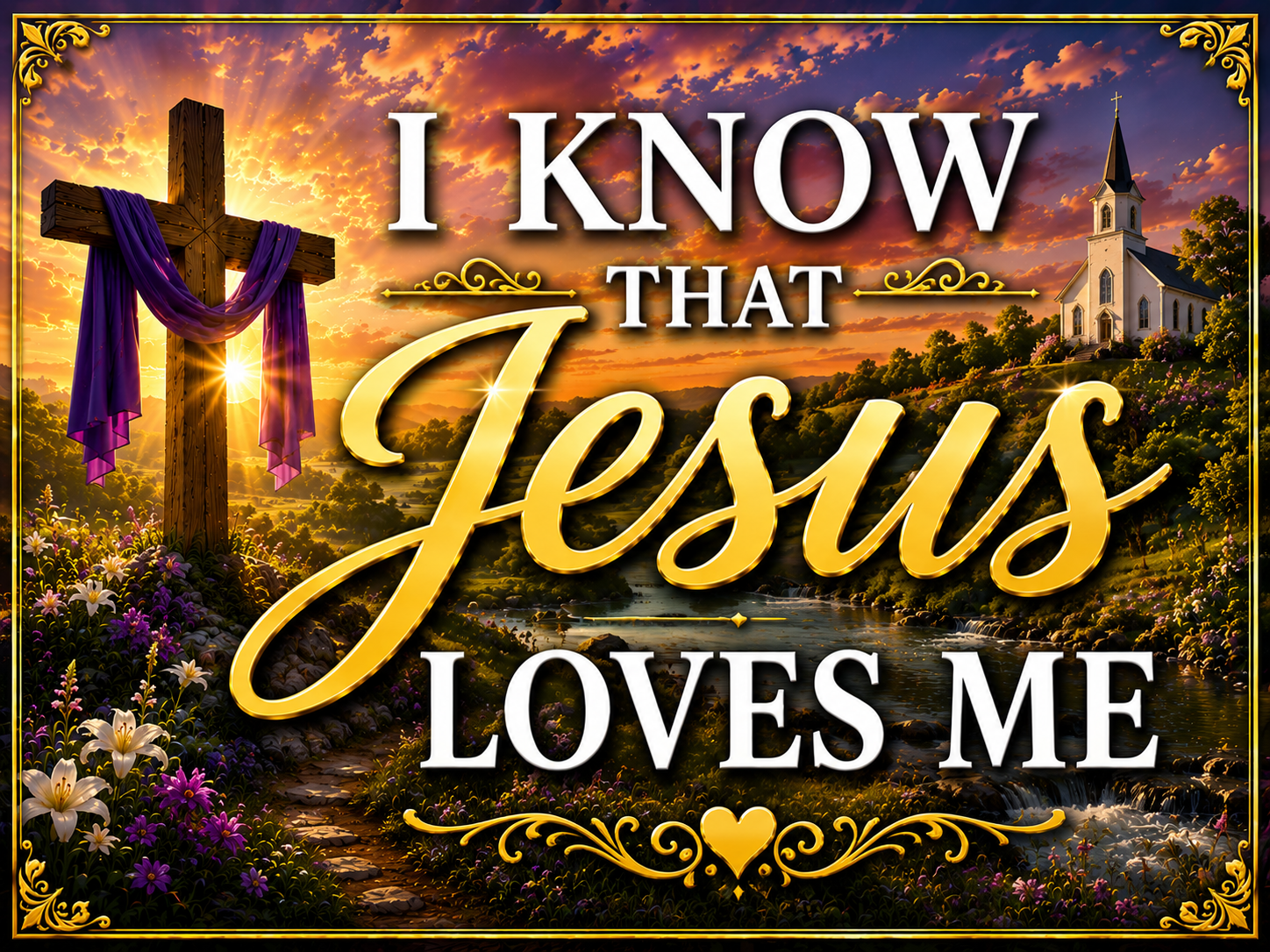 Jesus loves me